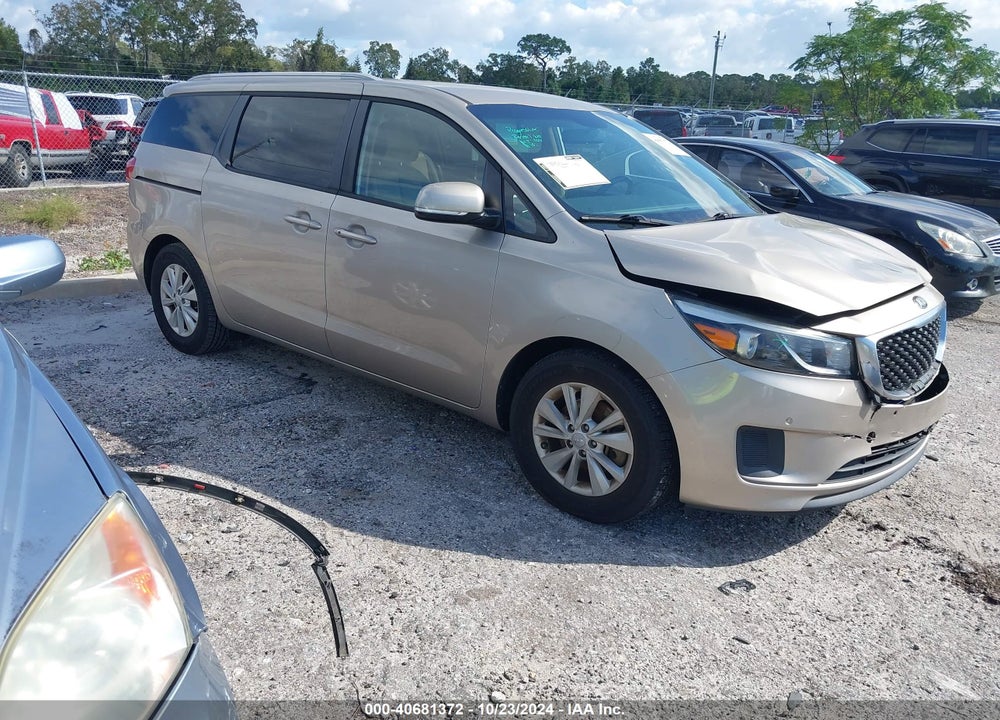 2017 KIA SEDONA LX VIN: KNDMB5C16H6284725