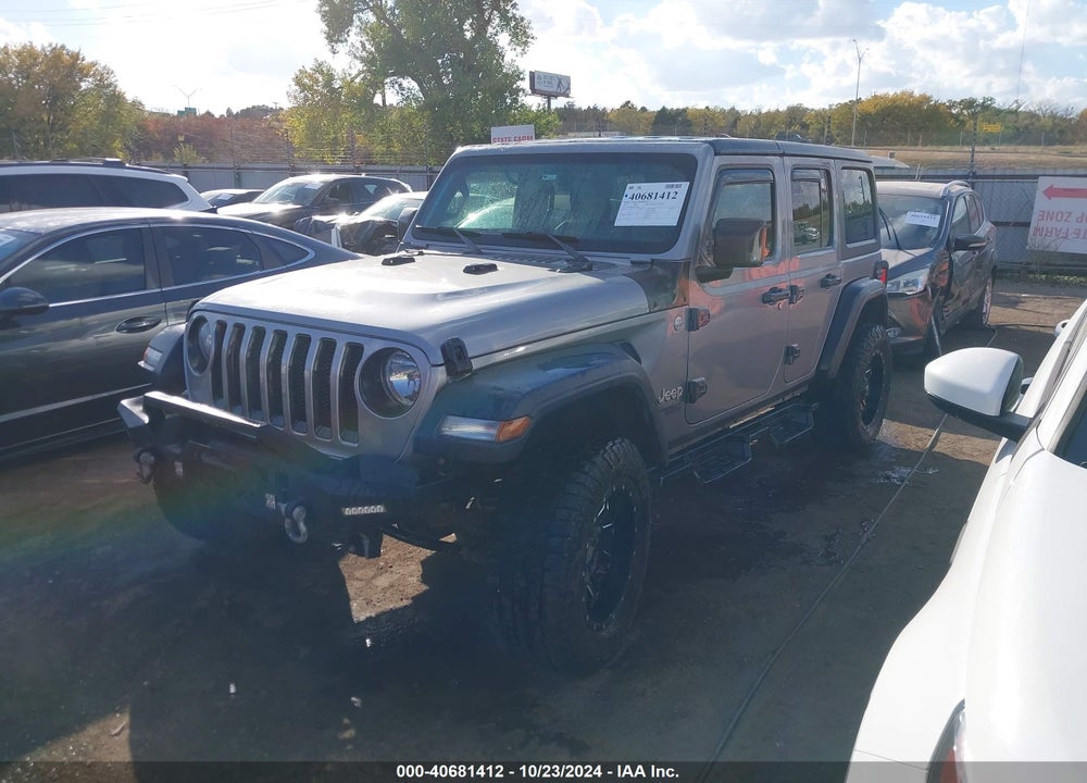 2018 JEEP WRANGLER UNLIMITED SPORT S 4X4 VIN: 1C4HJXDG1JW186596