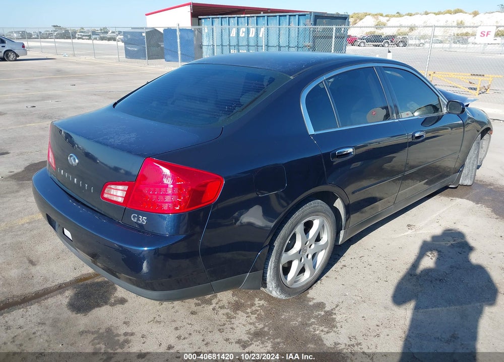 2004 INFINITI G35 VIN: JNKCV51E14M610816