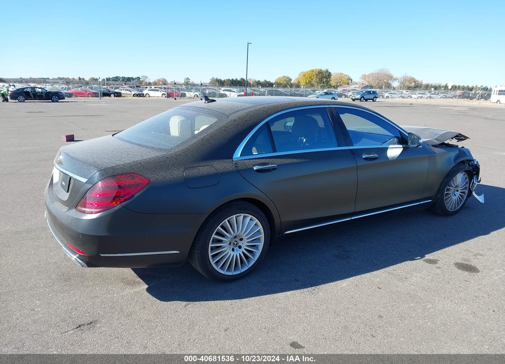 2019 MERCEDES-BENZ S 560 4MATIC VIN: WDDUG8GB4KA476144