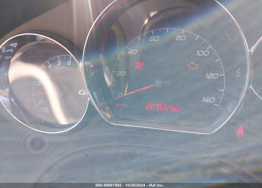 2008 PONTIAC G6 GXP VIN: 1G2ZM577684213040