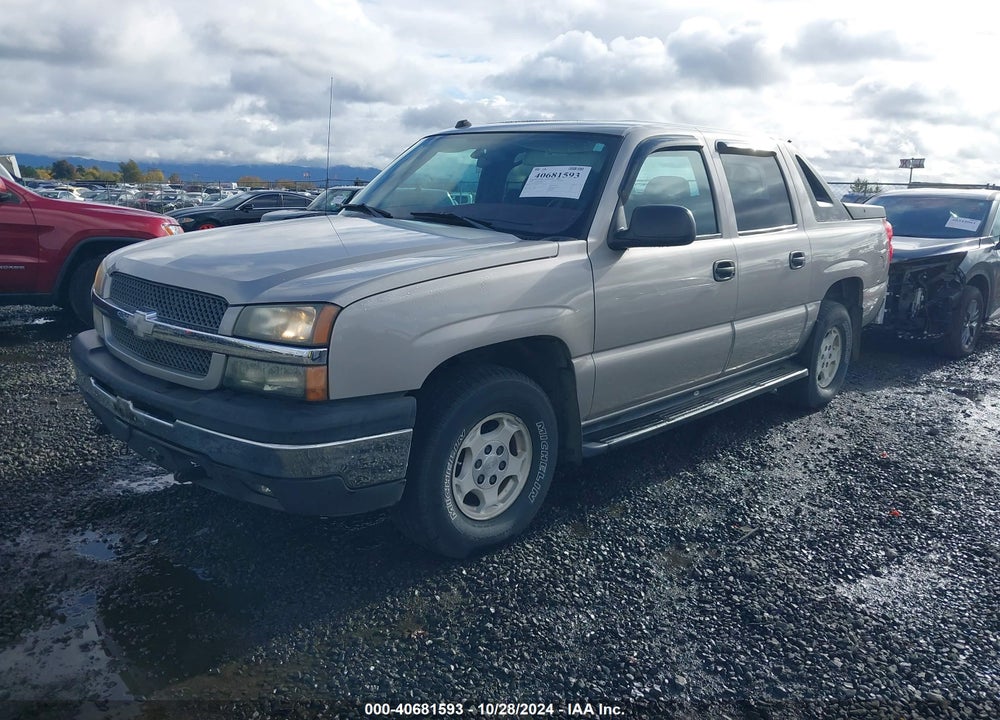 2004 CHEVROLET AVALANCHE 1500 VIN: 3GNEK12T84G133725