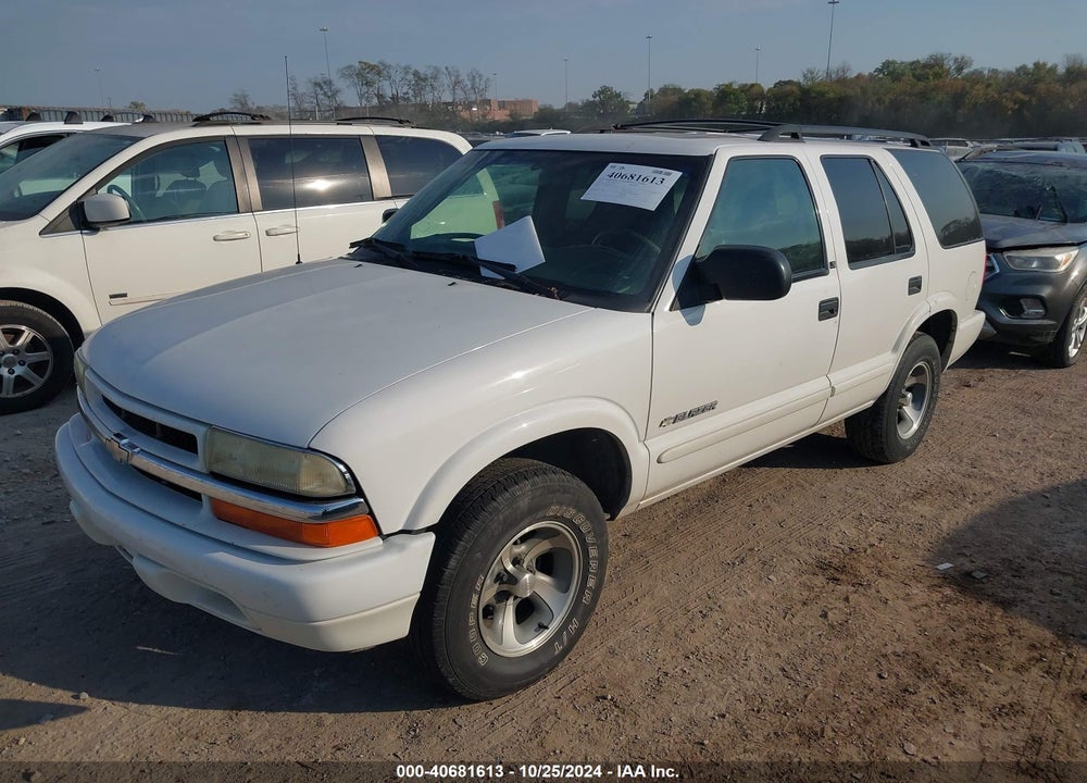2003 CHEVROLET BLAZER LS VIN: 1GNCS13X13K156277