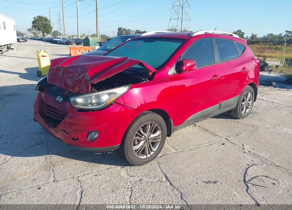 2014 HYUNDAI TUCSON SE VIN: KM8JU3AG4EU795507
