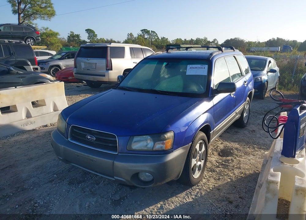 2003 SUBARU FORESTER XS VIN: JF1SG65603H753172