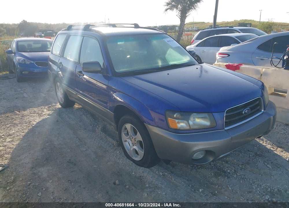 2003 SUBARU FORESTER XS VIN: JF1SG65603H753172