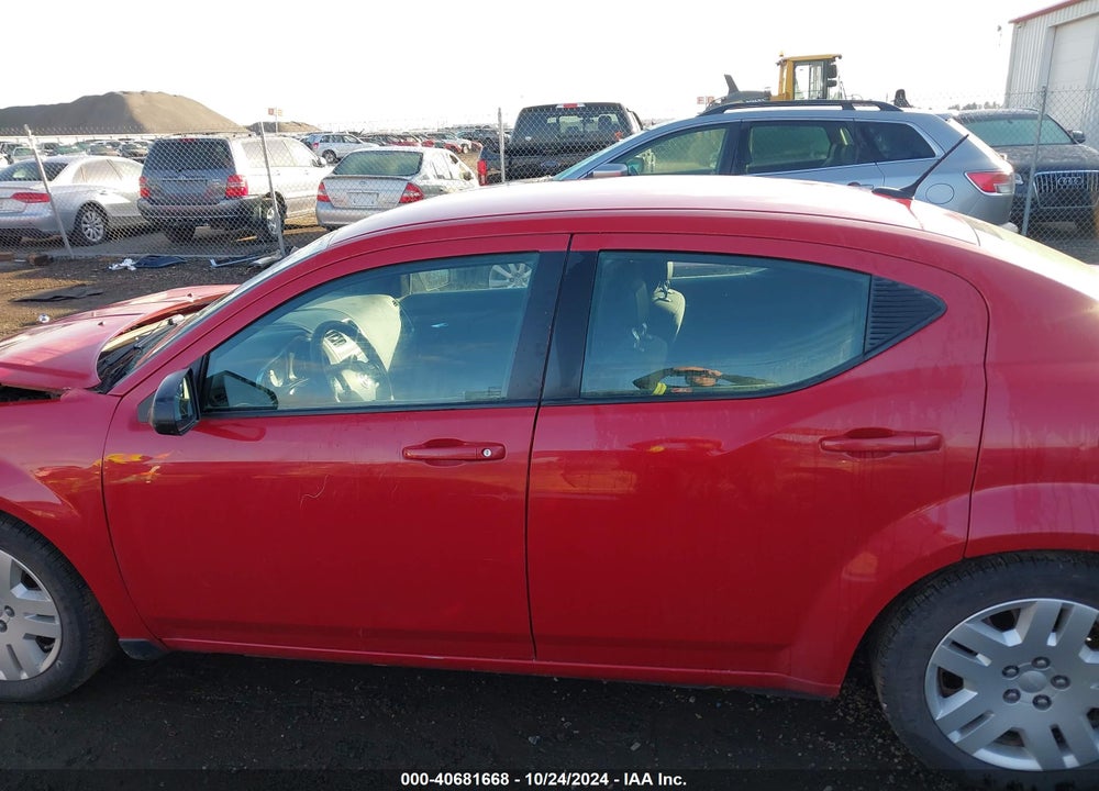 2014 DODGE AVENGER SE VIN: 1C3CDZAB8EN180610