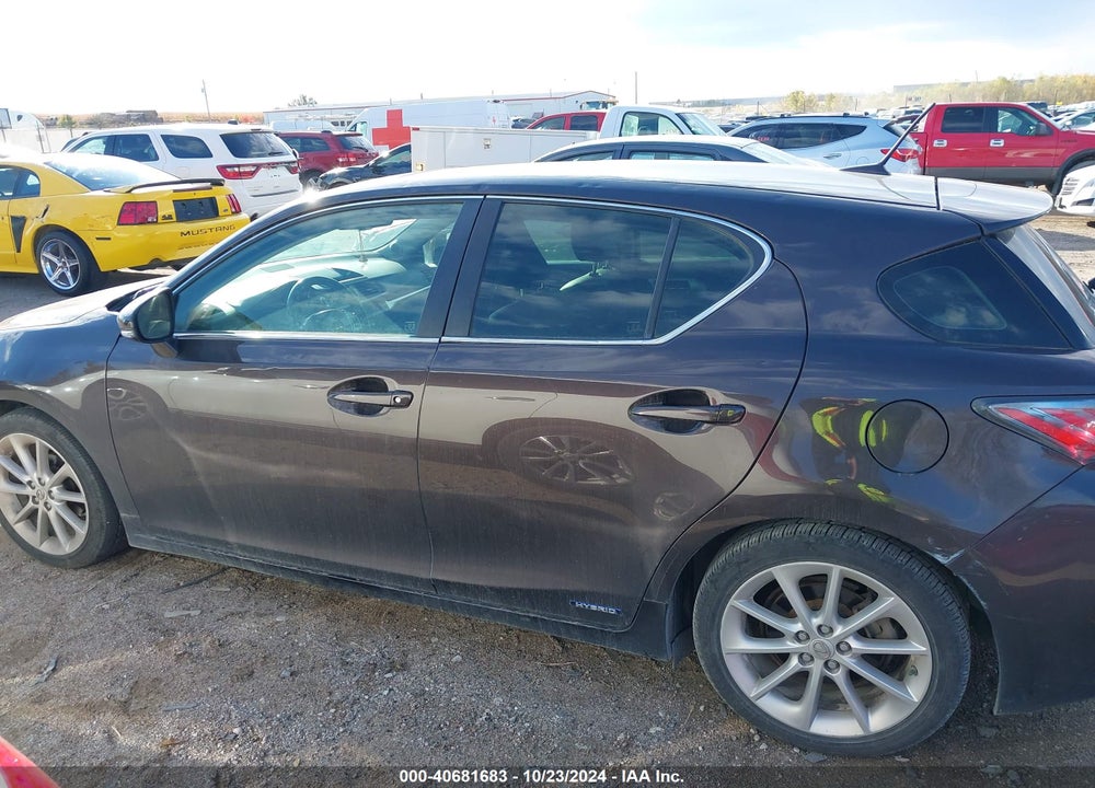 2012 LEXUS CT 200H VIN: JTHKD5BH7C2104120