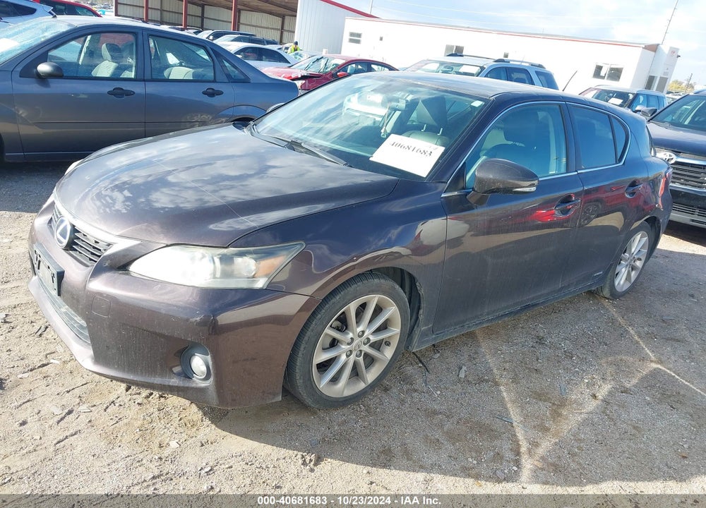 2012 LEXUS CT 200H VIN: JTHKD5BH7C2104120