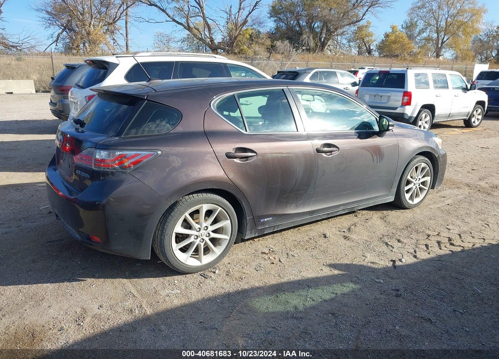 2012 LEXUS CT 200H VIN: JTHKD5BH7C2104120