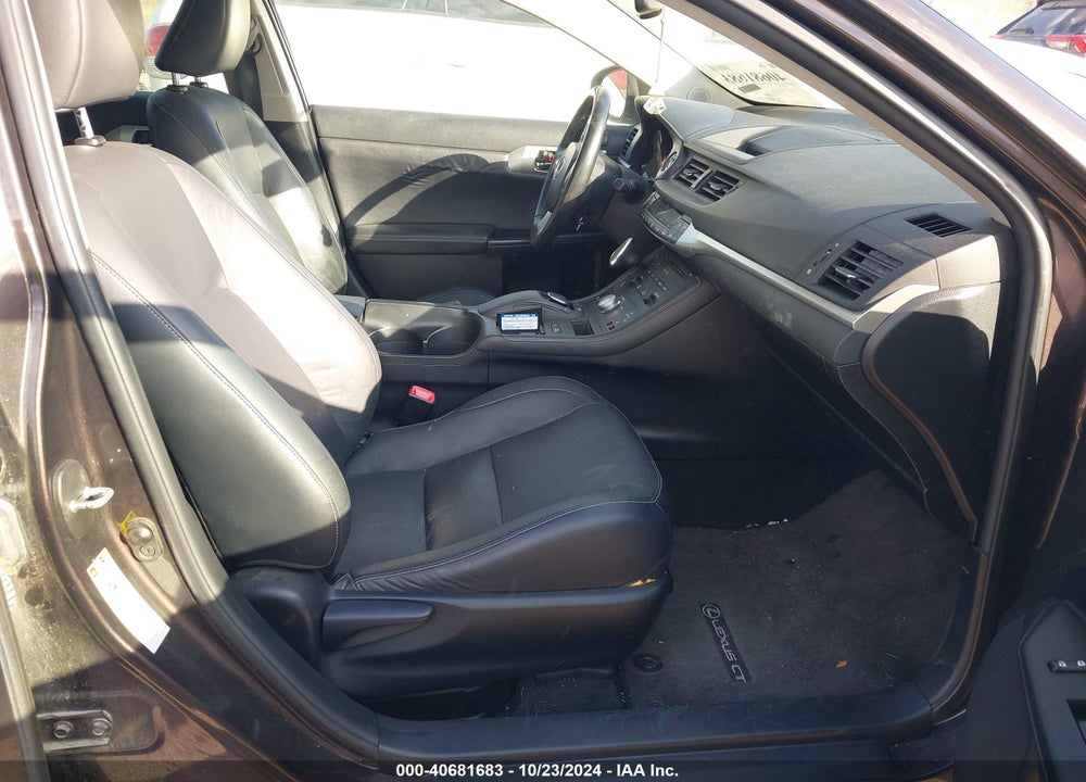 2012 LEXUS CT 200H VIN: JTHKD5BH7C2104120