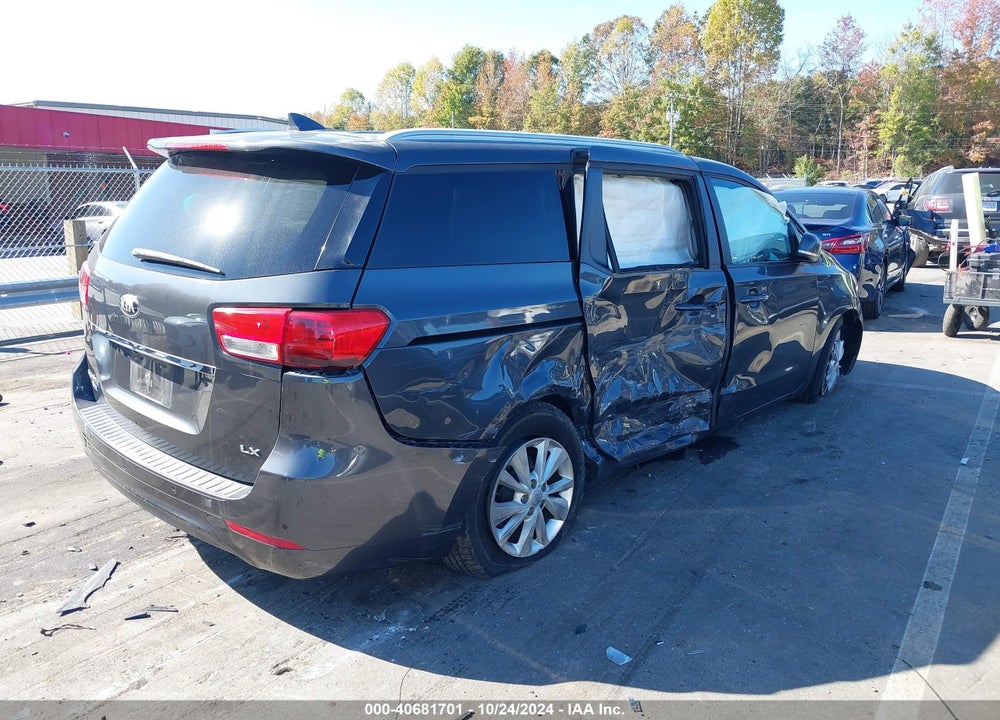 2016 KIA SEDONA LX VIN: KNDMB5C10G6107148