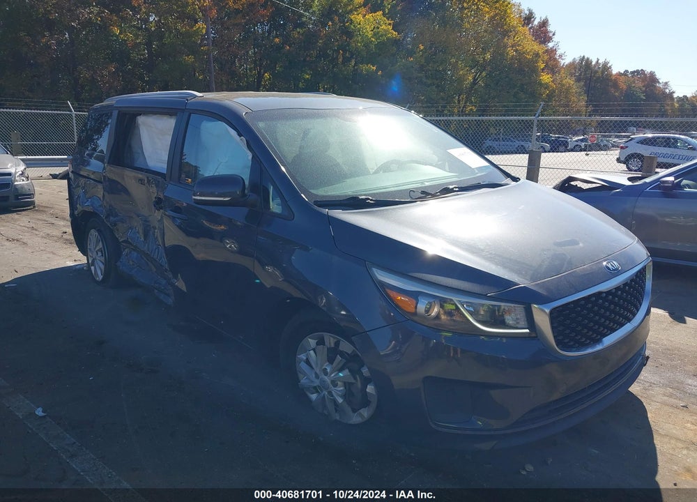 2016 KIA SEDONA LX VIN: KNDMB5C10G6107148
