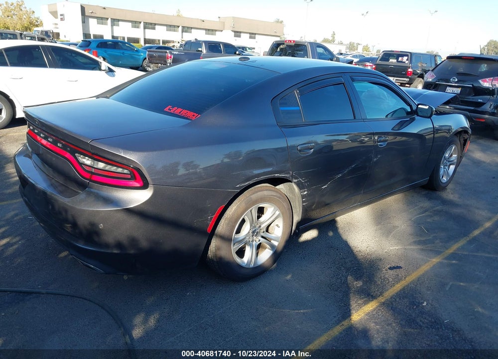2019 DODGE CHARGER SXT RWD VIN: 2C3CDXBG5KH550253