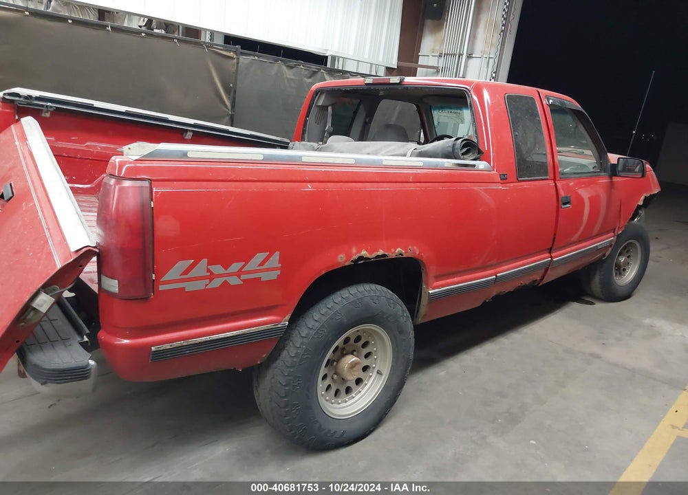 1995 GMC SIERRA K1500 VIN: 1GTEK19K4SE534845