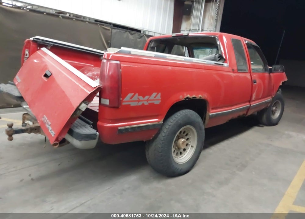 1995 GMC SIERRA K1500 VIN: 1GTEK19K4SE534845