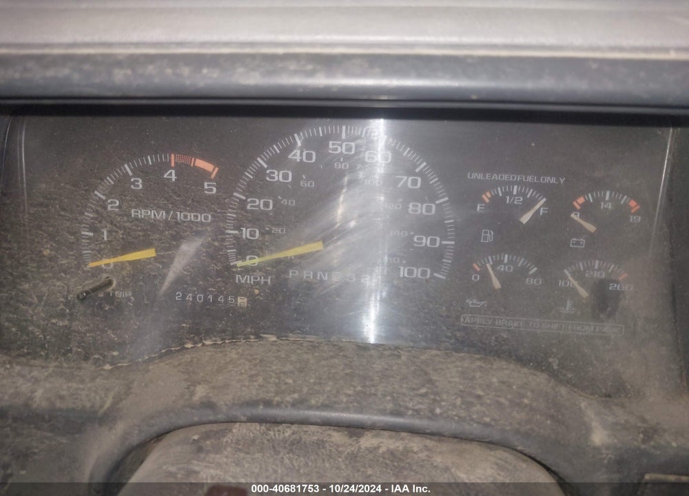 1995 GMC SIERRA K1500 VIN: 1GTEK19K4SE534845