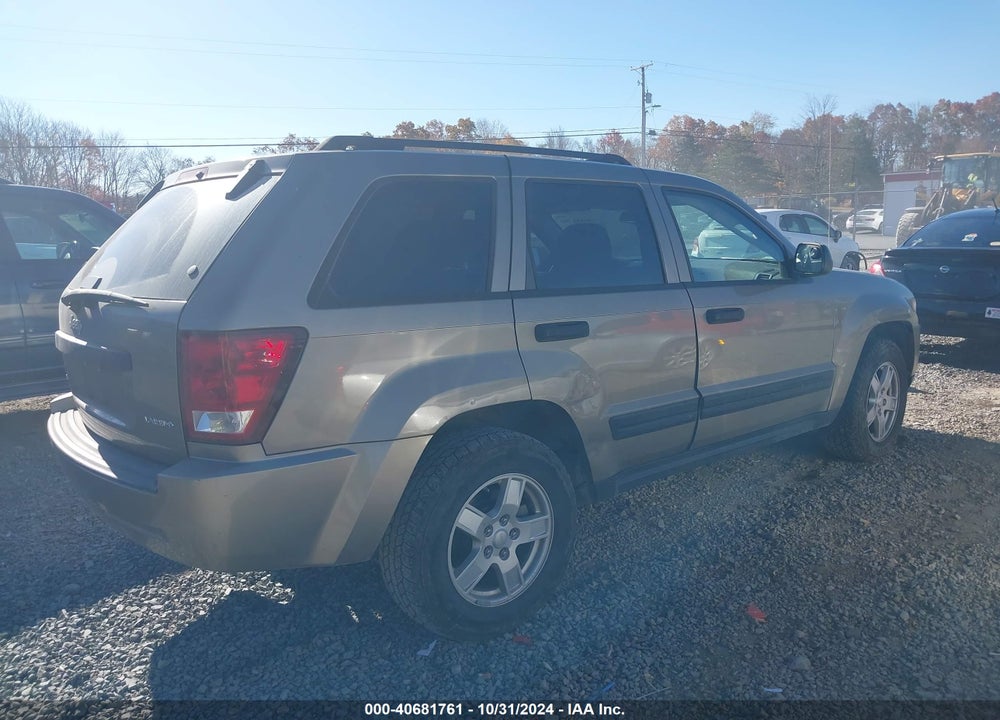 2005 JEEP GRAND CHEROKEE LAREDO VIN: 1J4GR48K15C509595