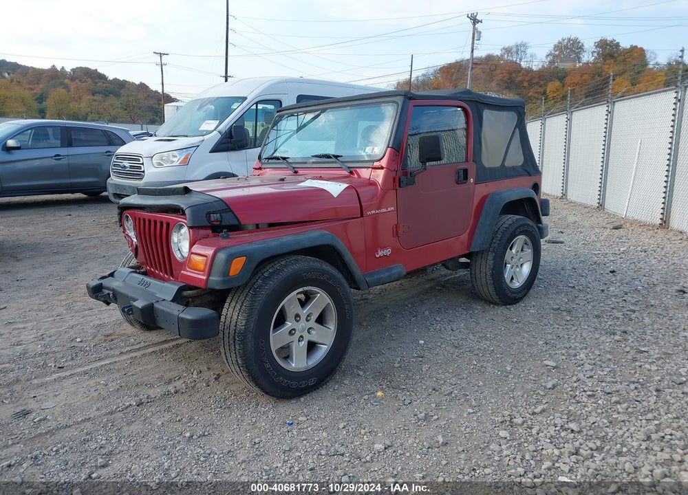 1998 JEEP WRANGLER SE VIN: 1J4FY29P6WP745036
