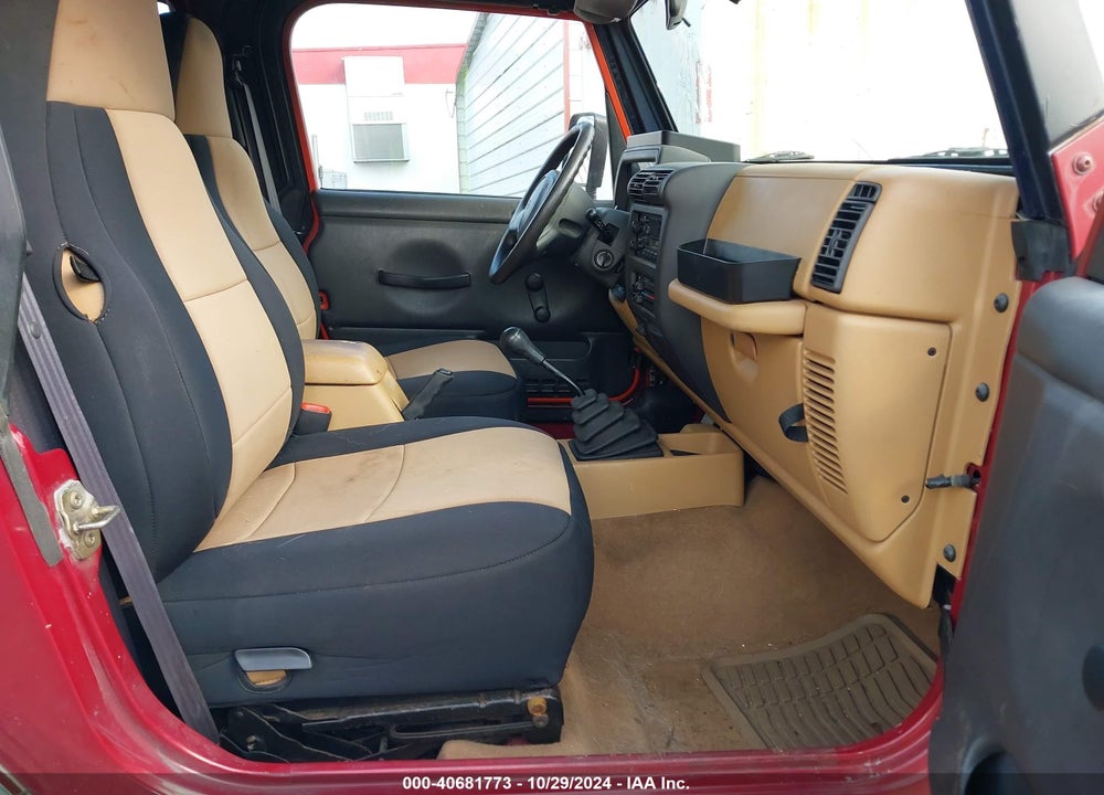 1998 JEEP WRANGLER SE VIN: 1J4FY29P6WP745036