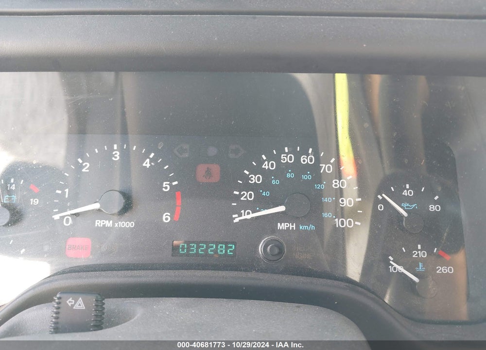 1998 JEEP WRANGLER SE VIN: 1J4FY29P6WP745036