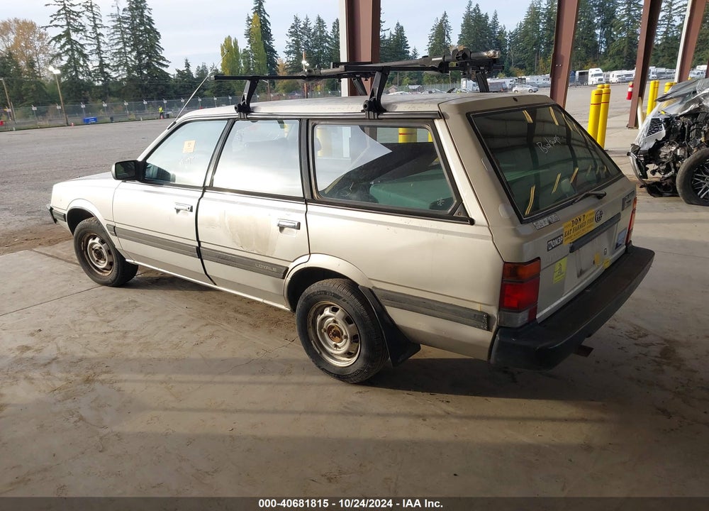 1991 SUBARU LOYALE VIN: JF2AN52B3MD403682