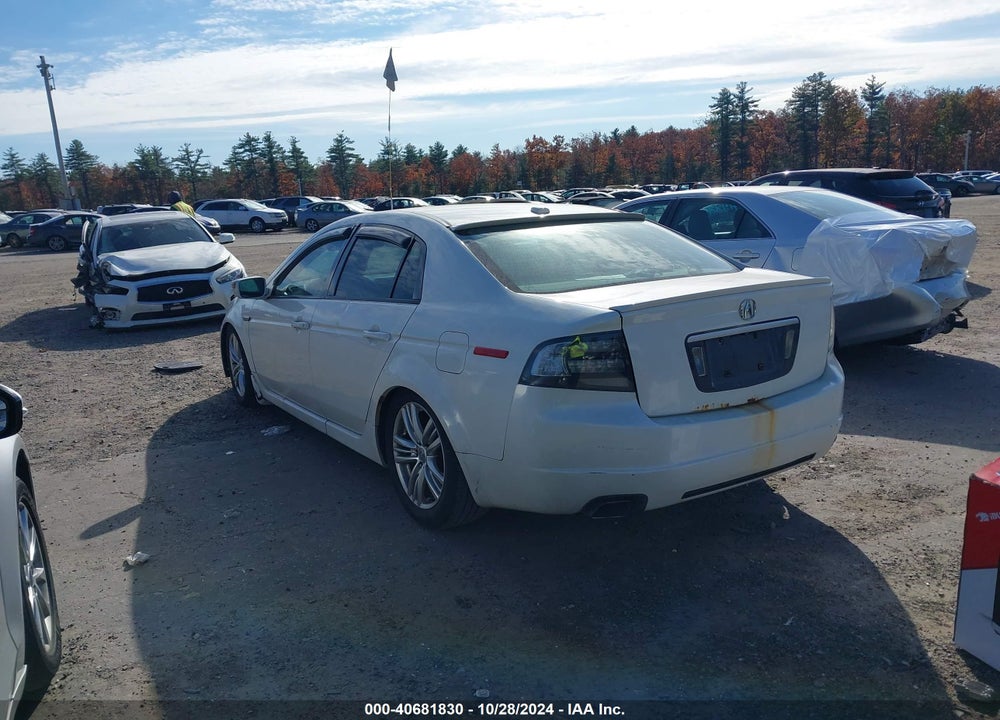 2007 ACURA TL 3.2 VIN: 19UUA66287A007603