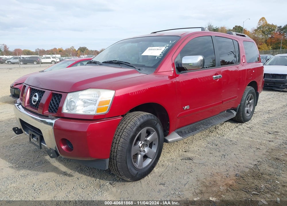2005 NISSAN ARMADA SE VIN: 5N1AA08B95N700869