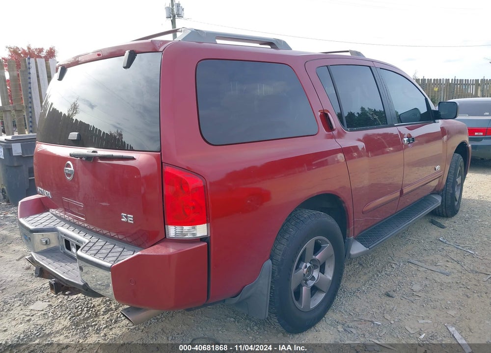 2005 NISSAN ARMADA SE VIN: 5N1AA08B95N700869