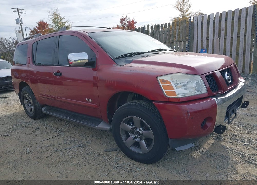 2005 NISSAN ARMADA SE VIN: 5N1AA08B95N700869