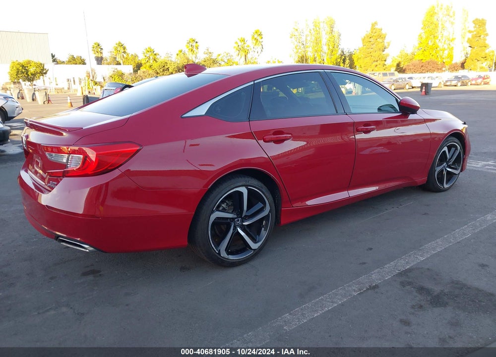 2018 HONDA ACCORD SPORT 2.0T VIN: 1HGCV2F31JA004891
