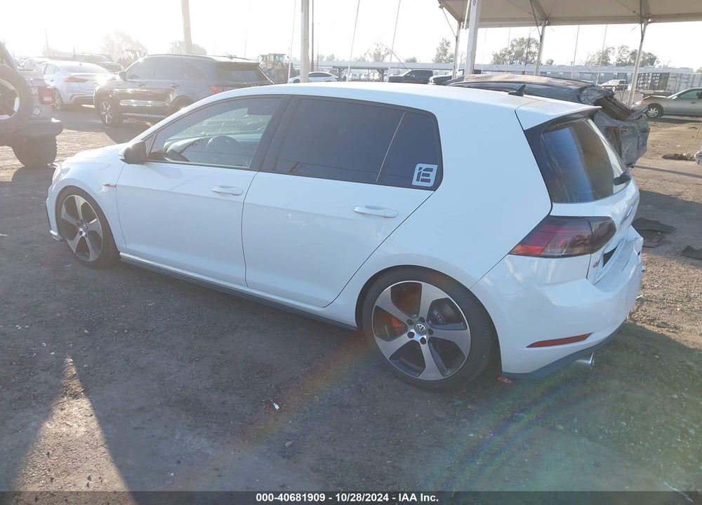2019 VOLKSWAGEN GOLF GTI 2.0T AUTOBAHN/2.0T RABBIT EDITION/2.0T S/2.0T SE VIN: 3VW6T7AU5KM014033