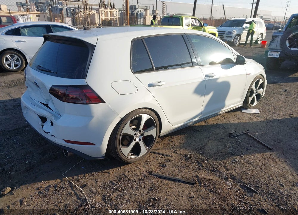 2019 VOLKSWAGEN GOLF GTI 2.0T AUTOBAHN/2.0T RABBIT EDITION/2.0T S/2.0T SE VIN: 3VW6T7AU5KM014033