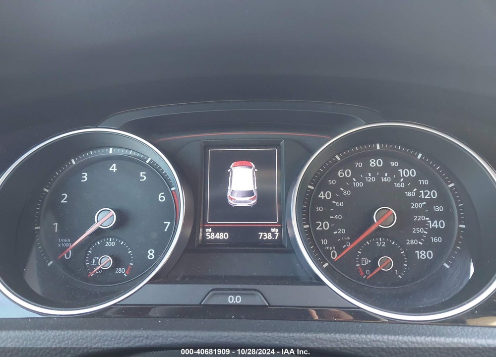 2019 VOLKSWAGEN GOLF GTI 2.0T AUTOBAHN/2.0T RABBIT EDITION/2.0T S/2.0T SE VIN: 3VW6T7AU5KM014033