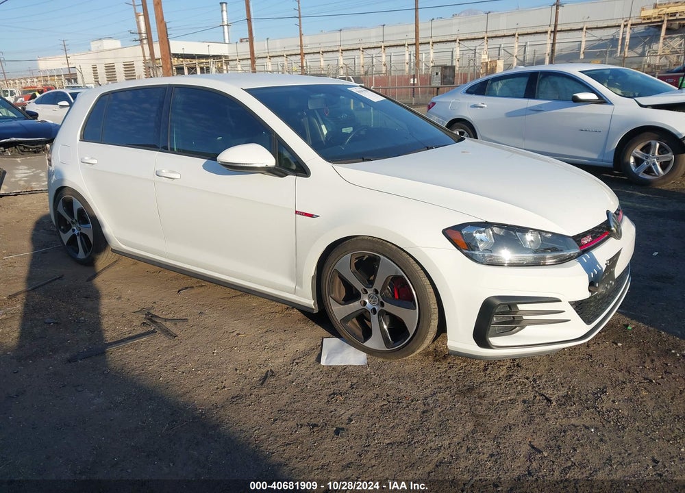 2019 VOLKSWAGEN GOLF GTI 2.0T AUTOBAHN/2.0T RABBIT EDITION/2.0T S/2.0T SE VIN: 3VW6T7AU5KM014033