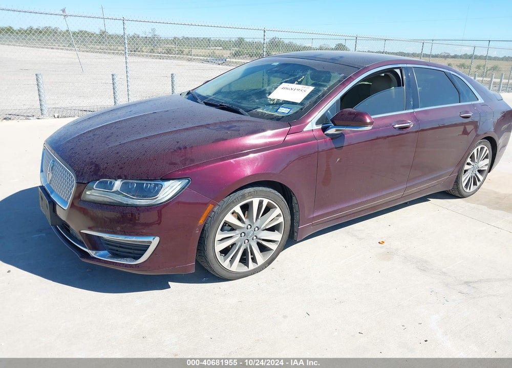 2017 LINCOLN MKZ RESERVE VIN: 3LN6L5E91HR655605
