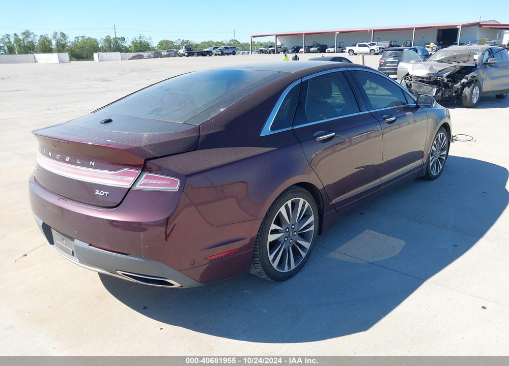 2017 LINCOLN MKZ RESERVE VIN: 3LN6L5E91HR655605