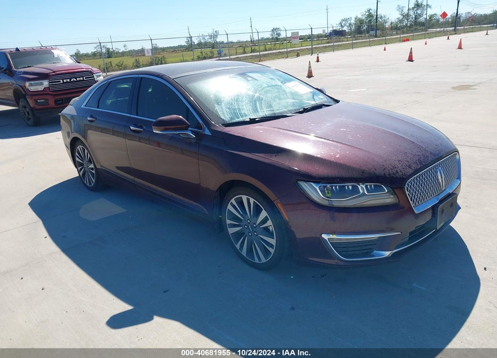 2017 LINCOLN MKZ RESERVE VIN: 3LN6L5E91HR655605