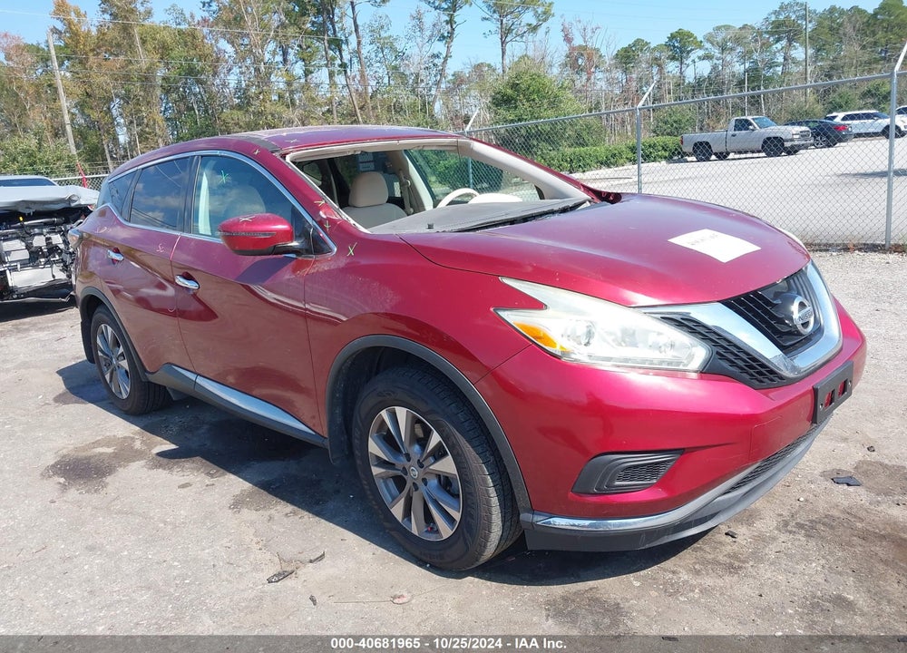 2016 NISSAN MURANO S VIN: 5N1AZ2MG8GN157653