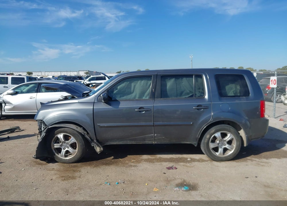 2012 HONDA PILOT EX-L VIN: 5FNYF3H51CB042850