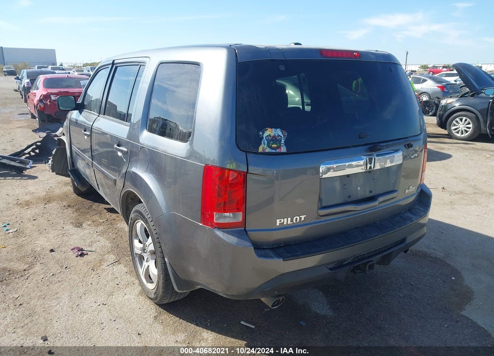 2012 HONDA PILOT EX-L VIN: 5FNYF3H51CB042850