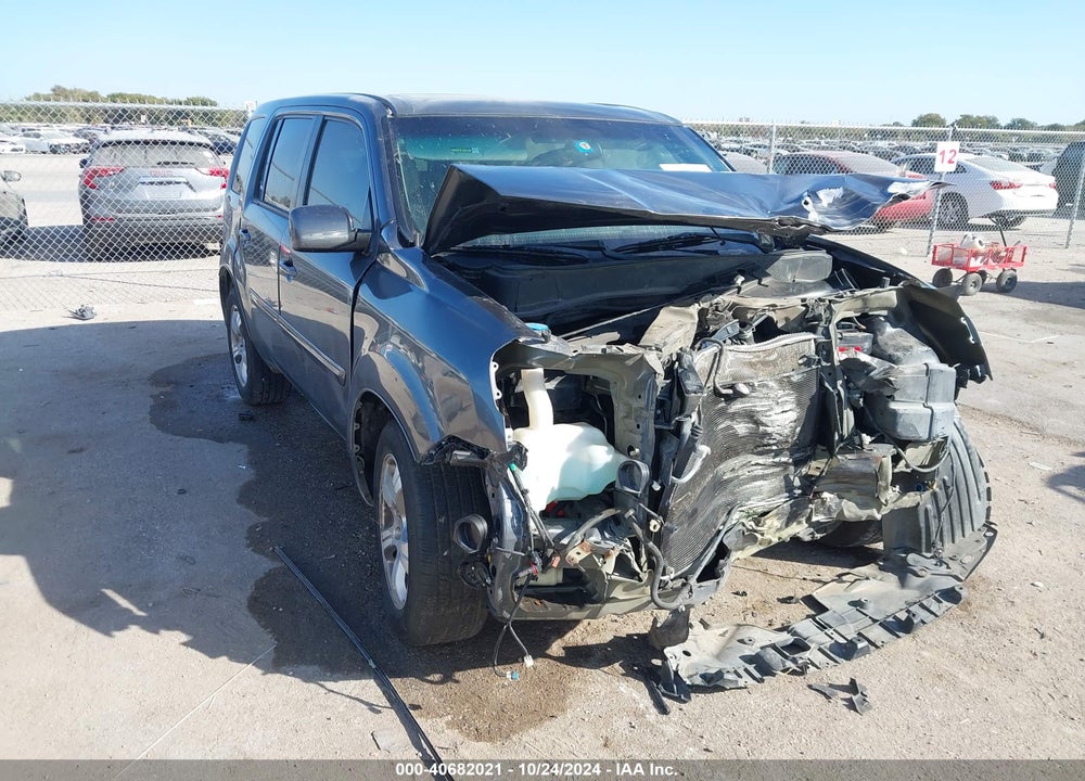2012 HONDA PILOT EX-L VIN: 5FNYF3H51CB042850