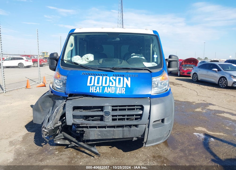 2018 RAM PROMASTER 1500 LOW ROOF 136 WB VIN: 3C6TRVAG5JE109937