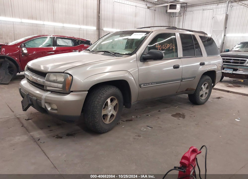 2002 CHEVROLET TRAILBLAZER LT VIN: 1GNDT13S022204789