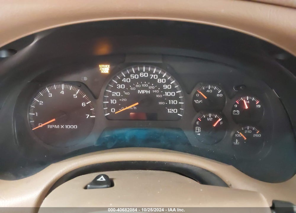 2002 CHEVROLET TRAILBLAZER LT VIN: 1GNDT13S022204789