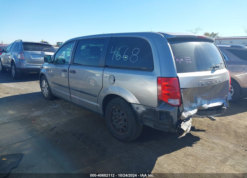 2016 DODGE GRAND CARAVAN AMERICAN VALUE PKG VIN: 2C4RDGBG5GR154668