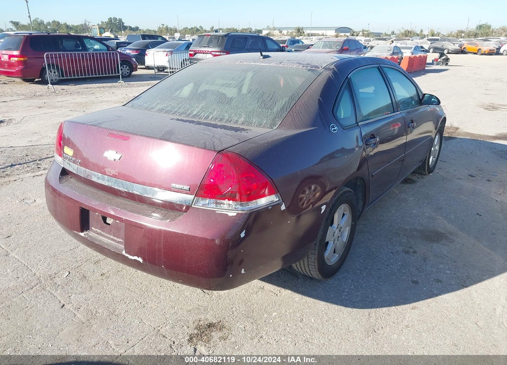 2007 CHEVROLET IMPALA LT VIN: 2G1WT58K379172021
