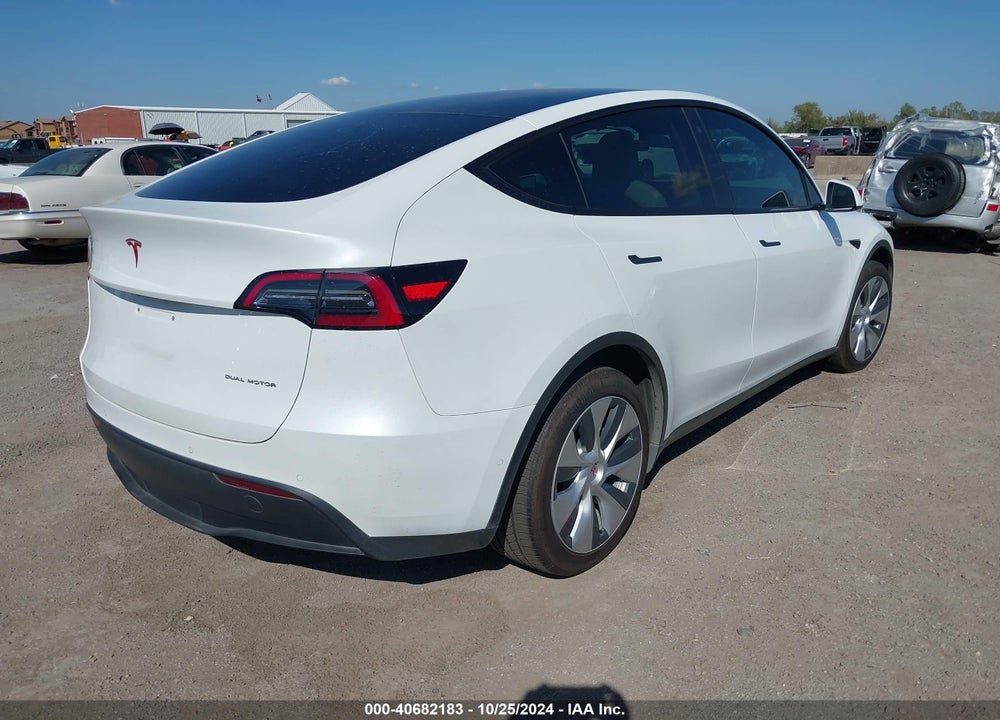 2021 TESLA MODEL Y LONG RANGE DUAL MOTOR ALL-WHEEL DRIVE VIN: 5YJYGDEE8MF299609