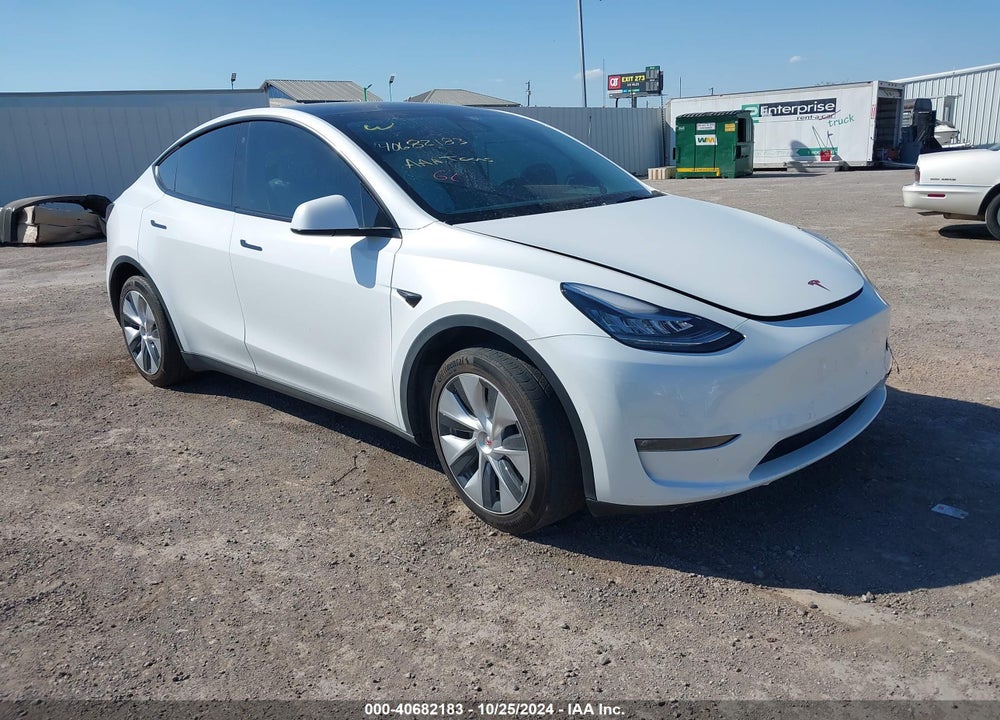2021 TESLA MODEL Y LONG RANGE DUAL MOTOR ALL-WHEEL DRIVE VIN: 5YJYGDEE8MF299609