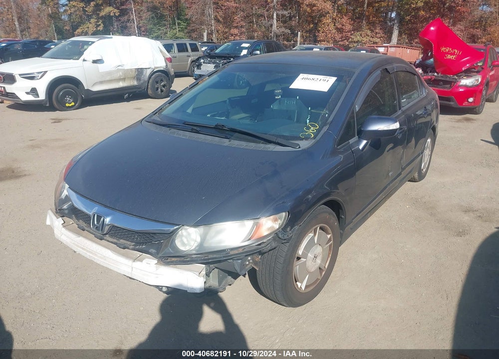 2009 HONDA CIVIC HYBRID VIN: JHMFA36239S000284